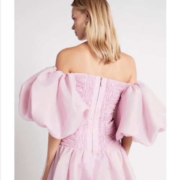 AJE Myriad Cut Out lilac Mini Dress - Picture 5 of 10